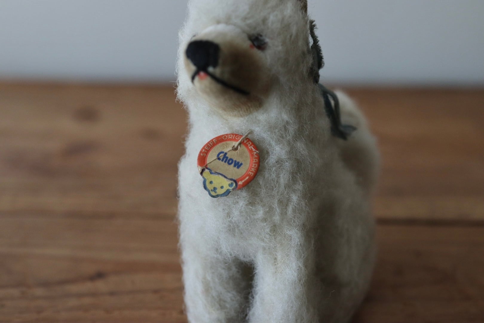 アンティーク シュタイフ 犬 チャウチャウChow 10㎝