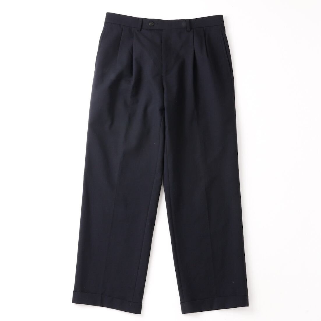 美品】Ralph Lauren special vintage wool slacks pants W35 navy mint
