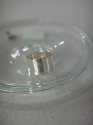 <vintage silver925>wide plain ring
