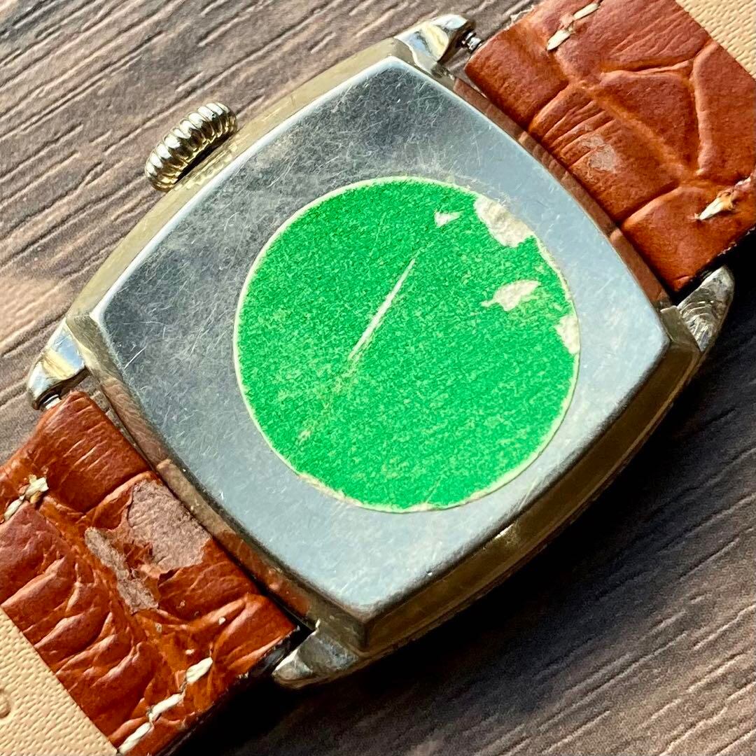 動作品】エルジン アンティーク 腕時計 1920年代 手巻き メンズ デコ