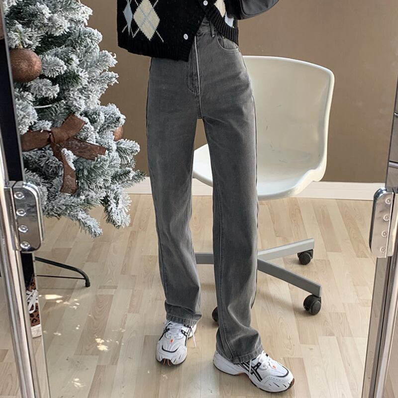 スタイルパンツ スプリングスタンダードジーンズ レトロ 春物 試着室7469761990