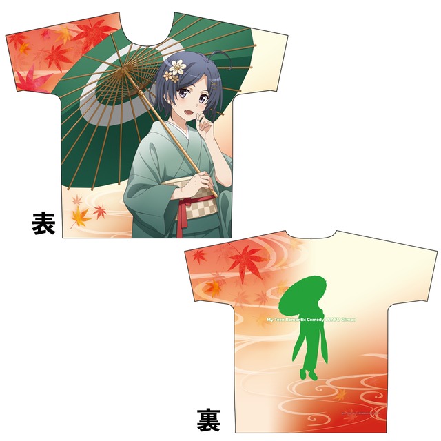 【4571576722383受注生産】やはり俺の青春ラブコメはまちがっている。完【描き下ろし】フルグラフィックTシャツ 2WAYトリコット 小町(紅葉狩り) M