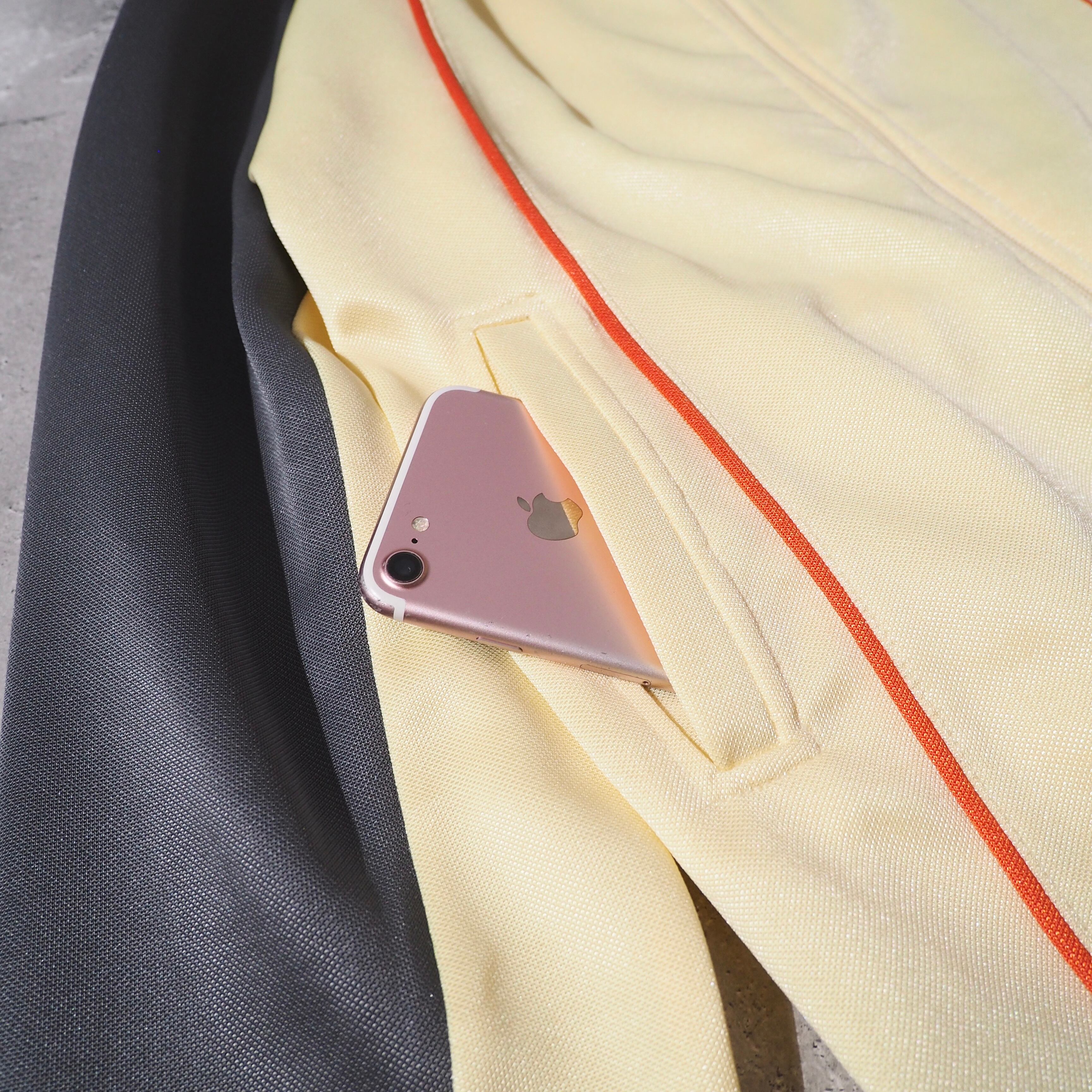 2000s " Champion " Light lemon yellow color Track jacket