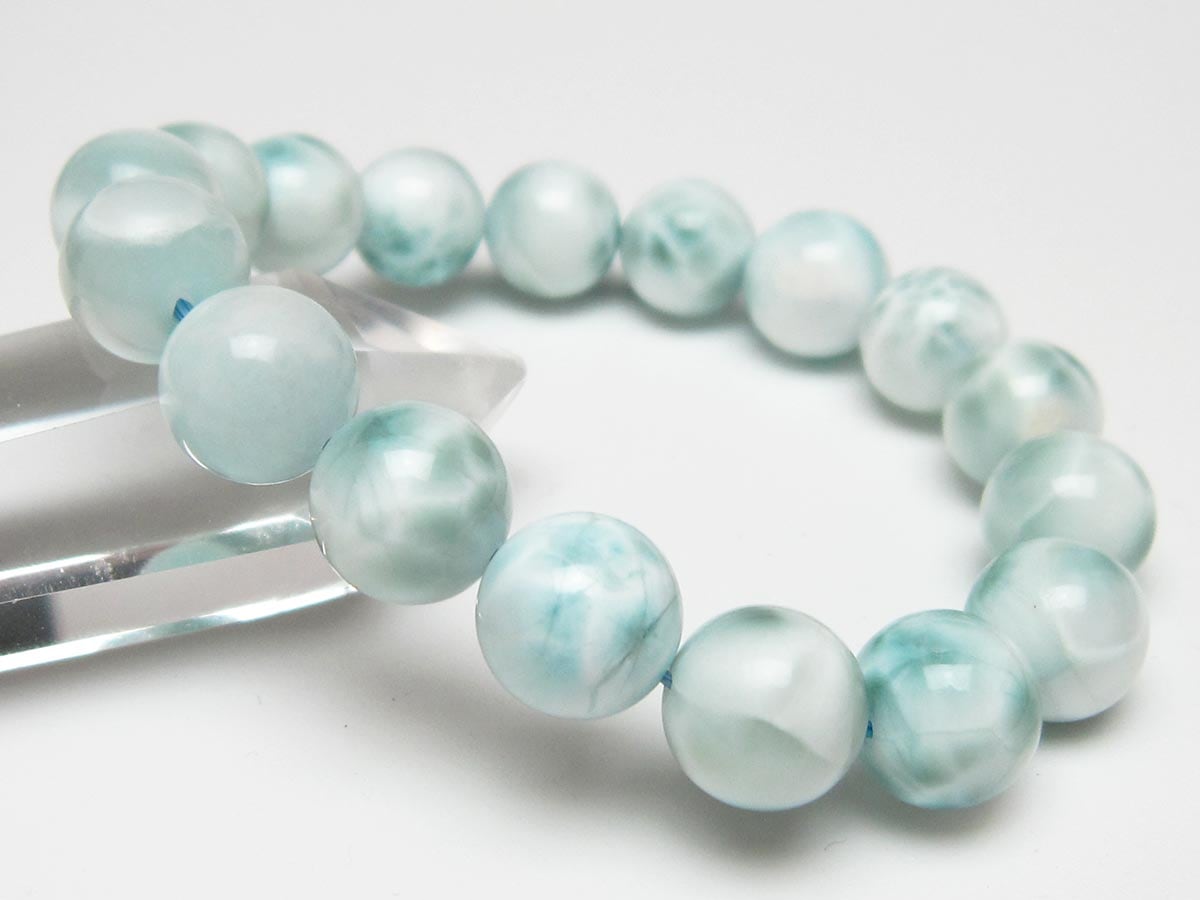 ラリマー ブレスレット 12mm 一点物 111-56513 | 天然石
