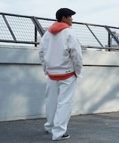 【#Re:room】 WHITE DENIM BIG JACKET［REJ121］