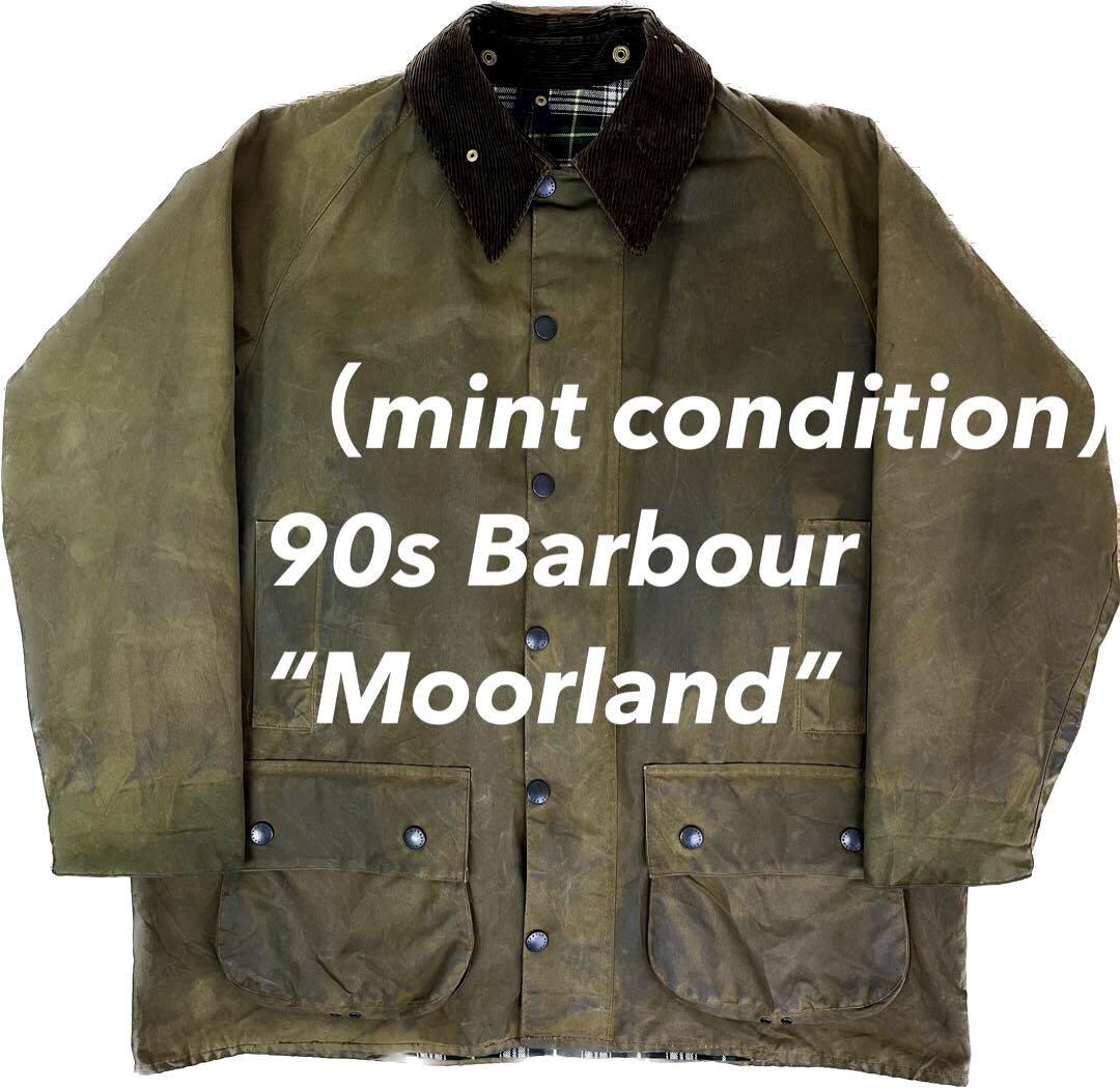 美品 Vintage 3 Crest Barbour “Moorland“ iveyartistry.com
