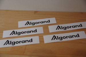 Algorand Japan オリジナルカッティングステッカー　黒　5枚セット