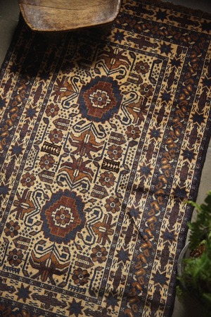 1043  -Vintage Zakani Baluch rug