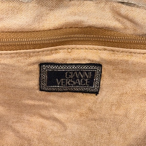 vintage GIANNI VERSACE pvc tote bag