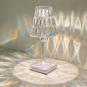 【USB】crystal table lamp / クリスタル テーブル ランプ ポータブル ムードライト 照明 韓国 北欧 インテリア 雑貨