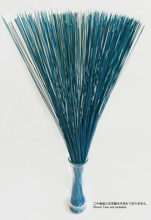 【イ草フラワー ライトブルー】Rush Grass Flower Light Blue　70ｃｍ 登録商標　GOZA 九州物産(福岡県柳川市)