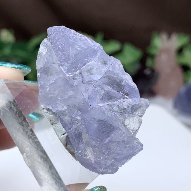 6.幻想的な色合い☆ヤオガンシャン産・ブルーフローライト原石