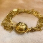 -courreges- vintage gold-chain bracelet