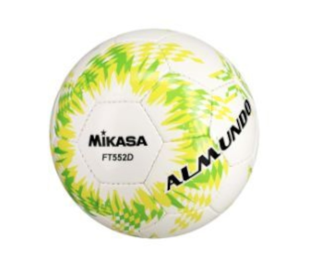 ミカサ(MIKASA)サッカーボールALMUNDO 検定球5号手縫い　品番：FT552D-YLG