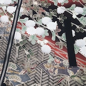 【BJK-M008】XSsize再構築リバーシブル着物ボンバー KIMONO REVERSIBLE BOMBER JACKET