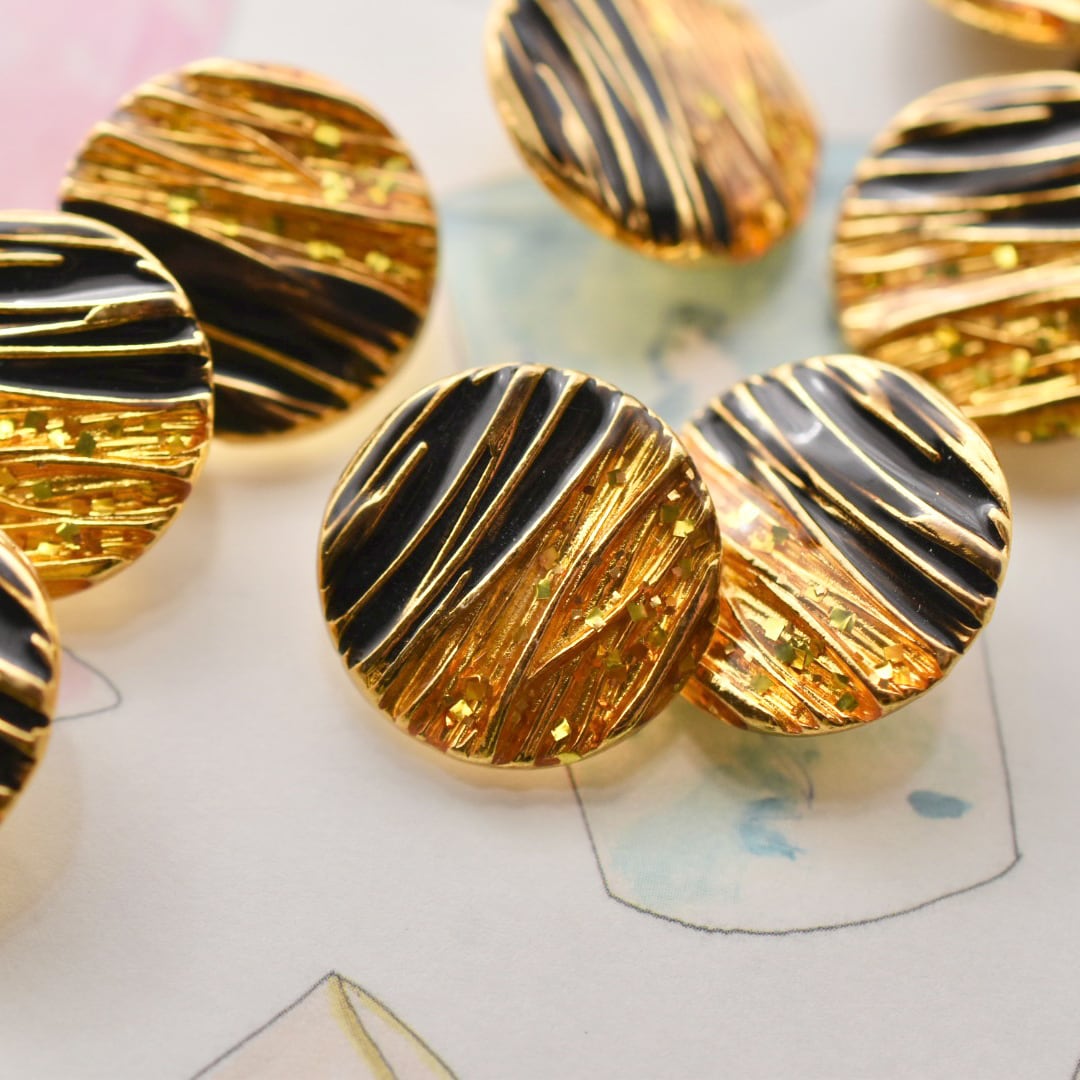 ハーフイエロー×ブラックエナメル 17.5㎜