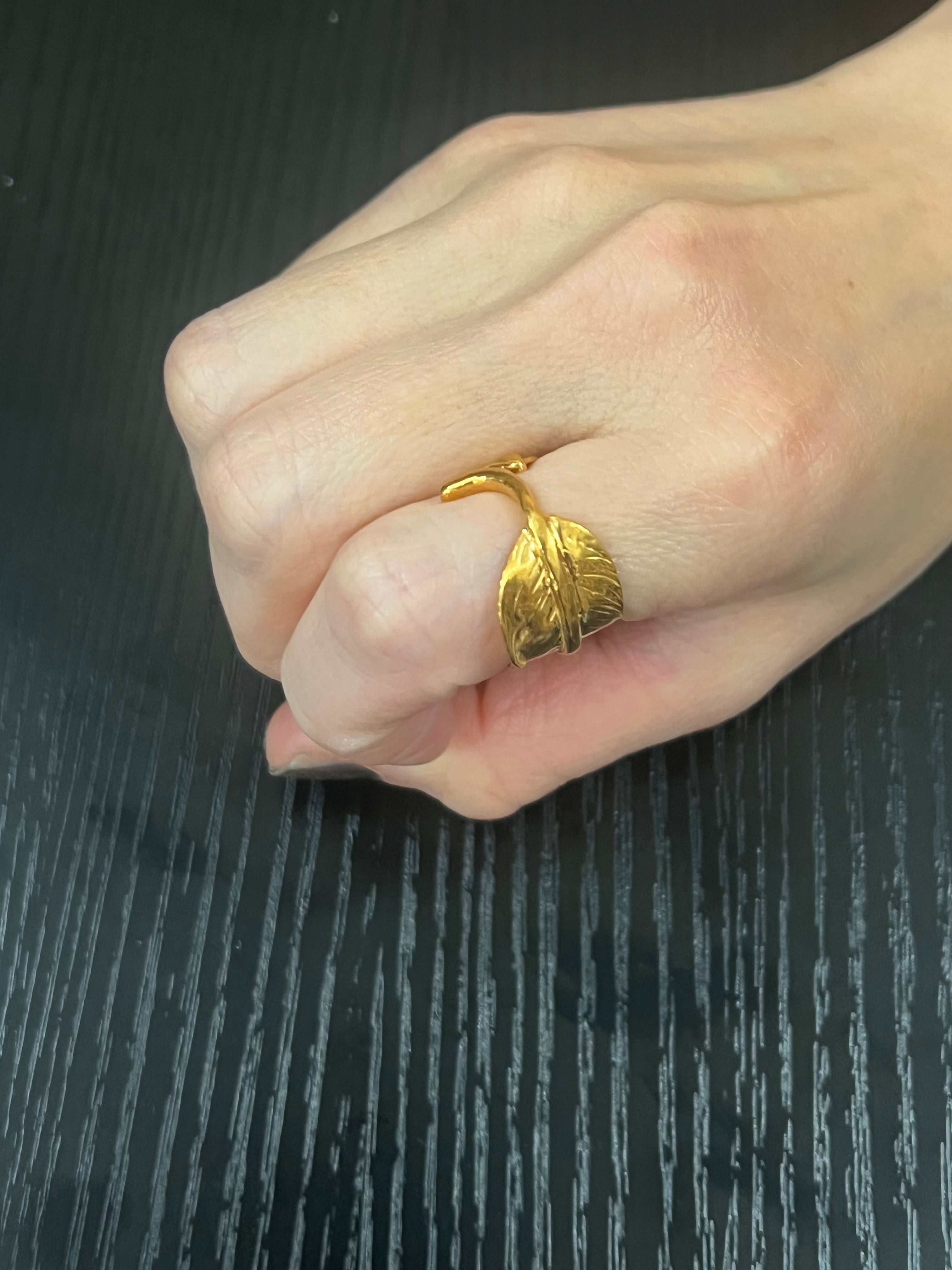 24kcoat] FeatherRing フェザーリング silver925,オリジナルジュエリー