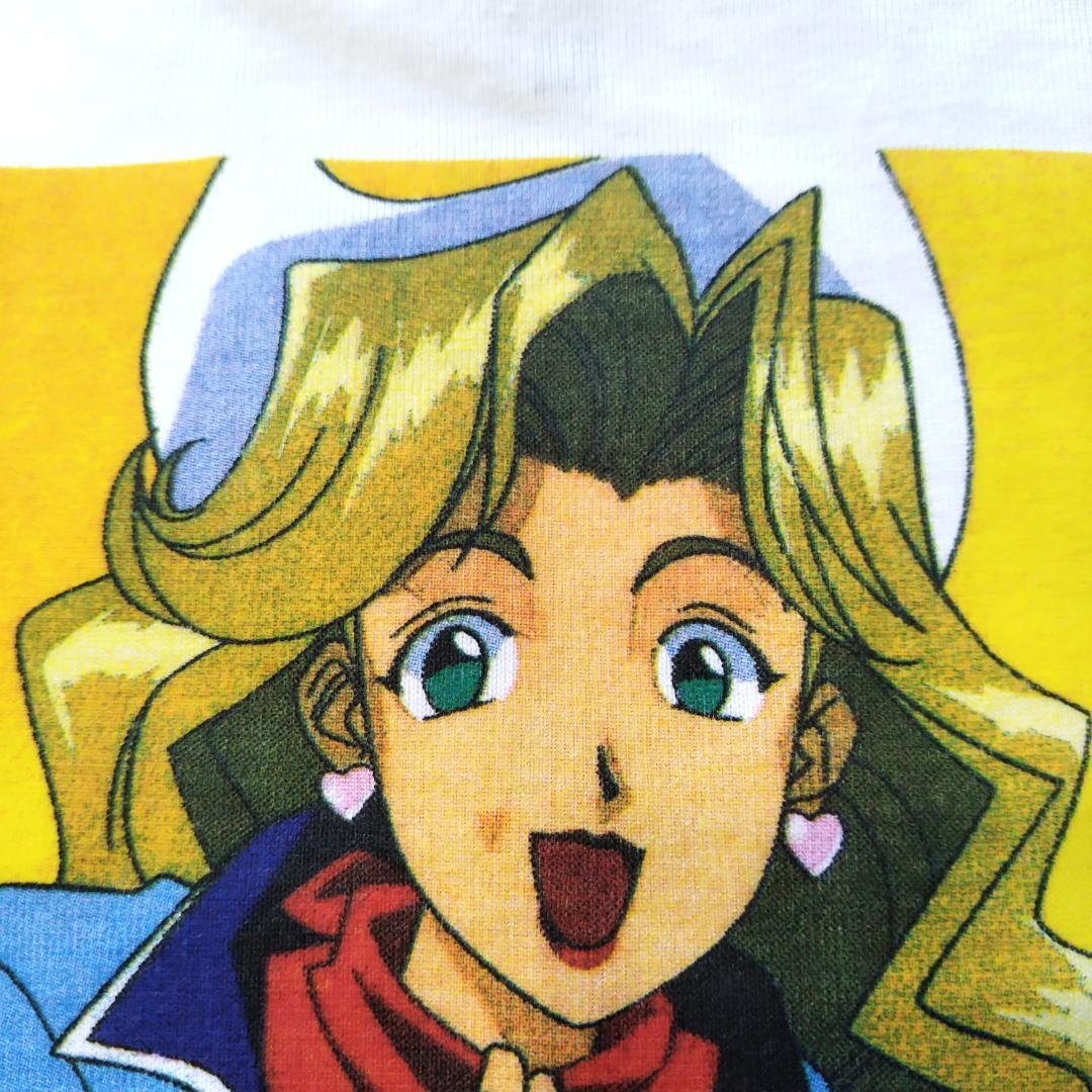 カウボーイビバップ オーバーサイズTシャツ 白 ジュディ カウボーイビバップ Tシャツ M 実寸XLくらい 白 ジュディ アニメ