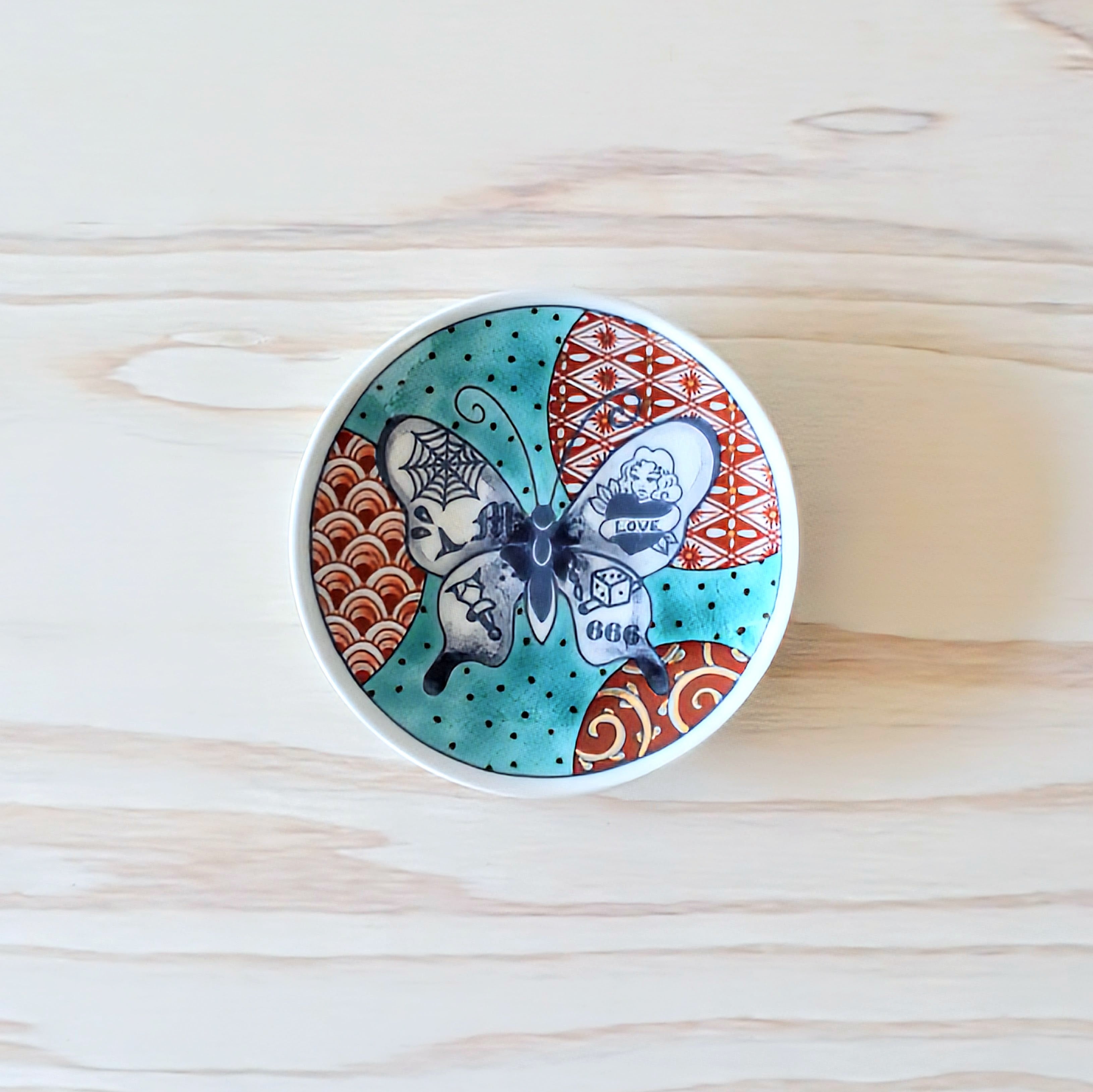 RESTOCK】MIZUKI KUTANI / TATTOO Plate 3寸 #7 | MA STORE