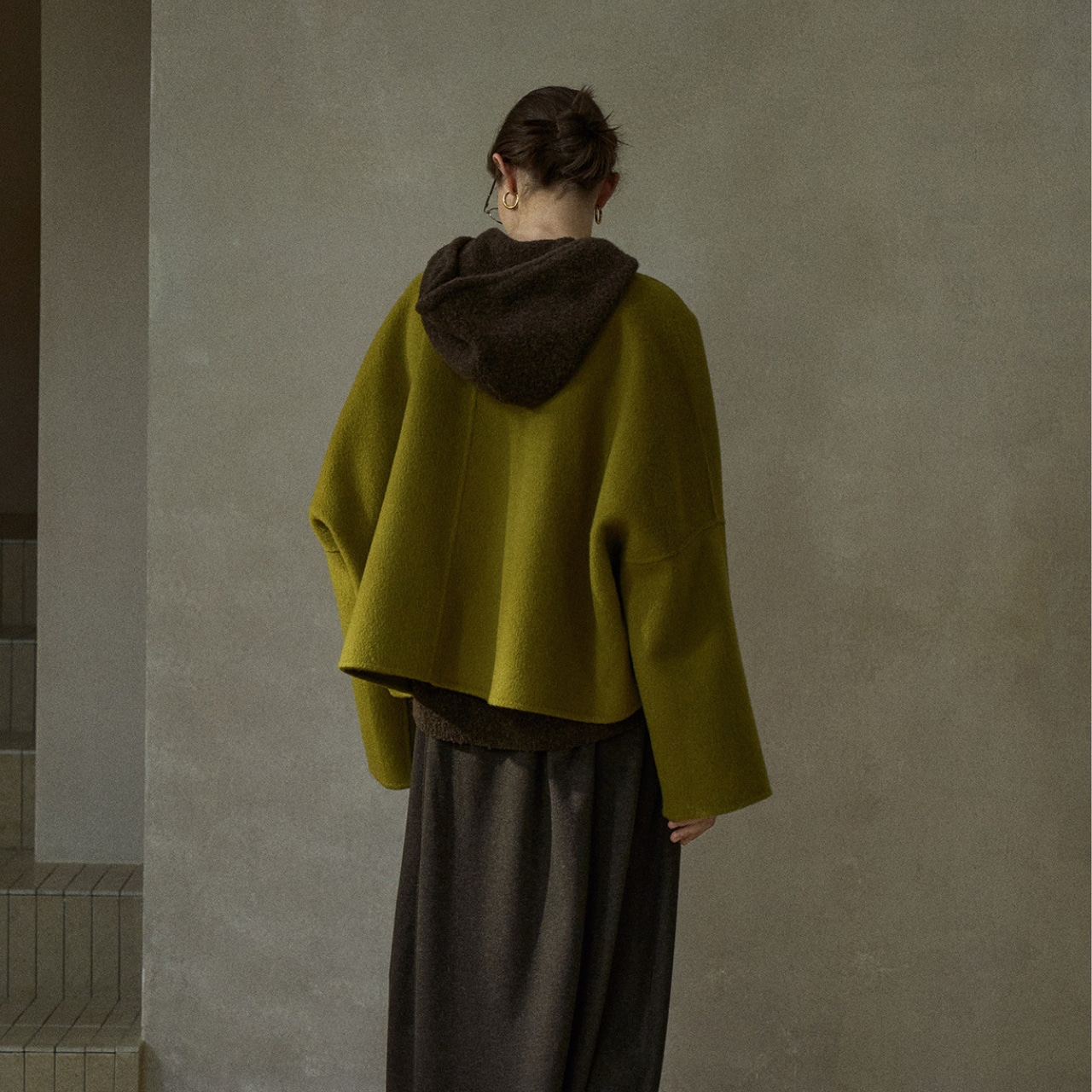 Wool no collar Jacket T3615