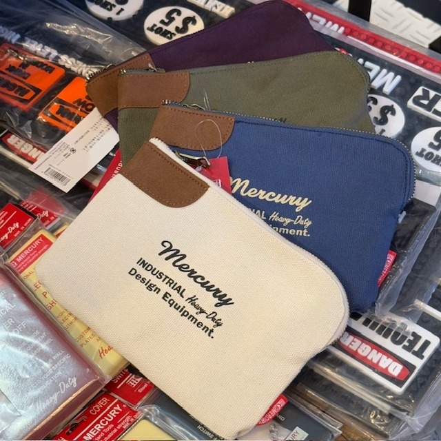 【Mercury】マーキュリー キャンバスポーチ《Sサイズ》