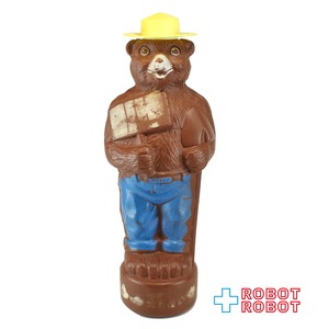 スモーキー・ベア ソーキー  バブルバスボトル プラスチックフィギュア (ランダー社) ※難あり