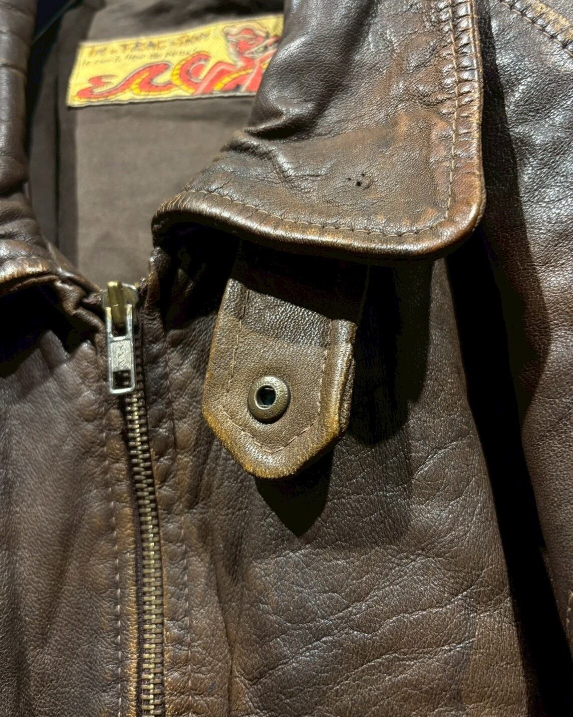 Caka otto】80's Euro Vintage Good Aging Leather Jacket | Caka(カカ