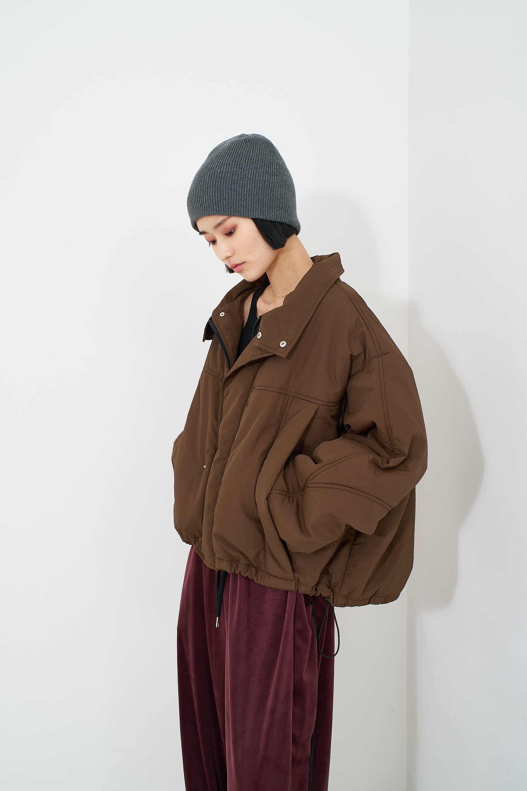 NOMINE ショート モンスターパーカー Brown | planet3rd