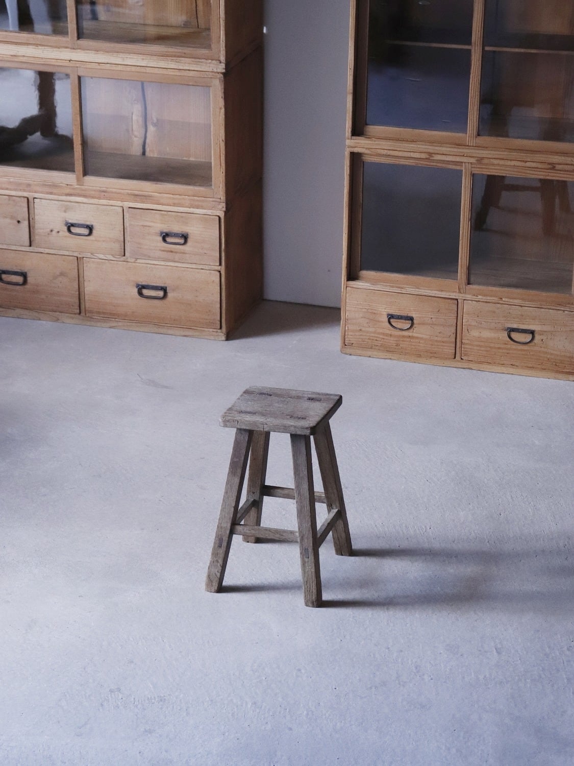 角椅子 スツール 【送無】 | アルドマ 古道具・古家具・アンティーク