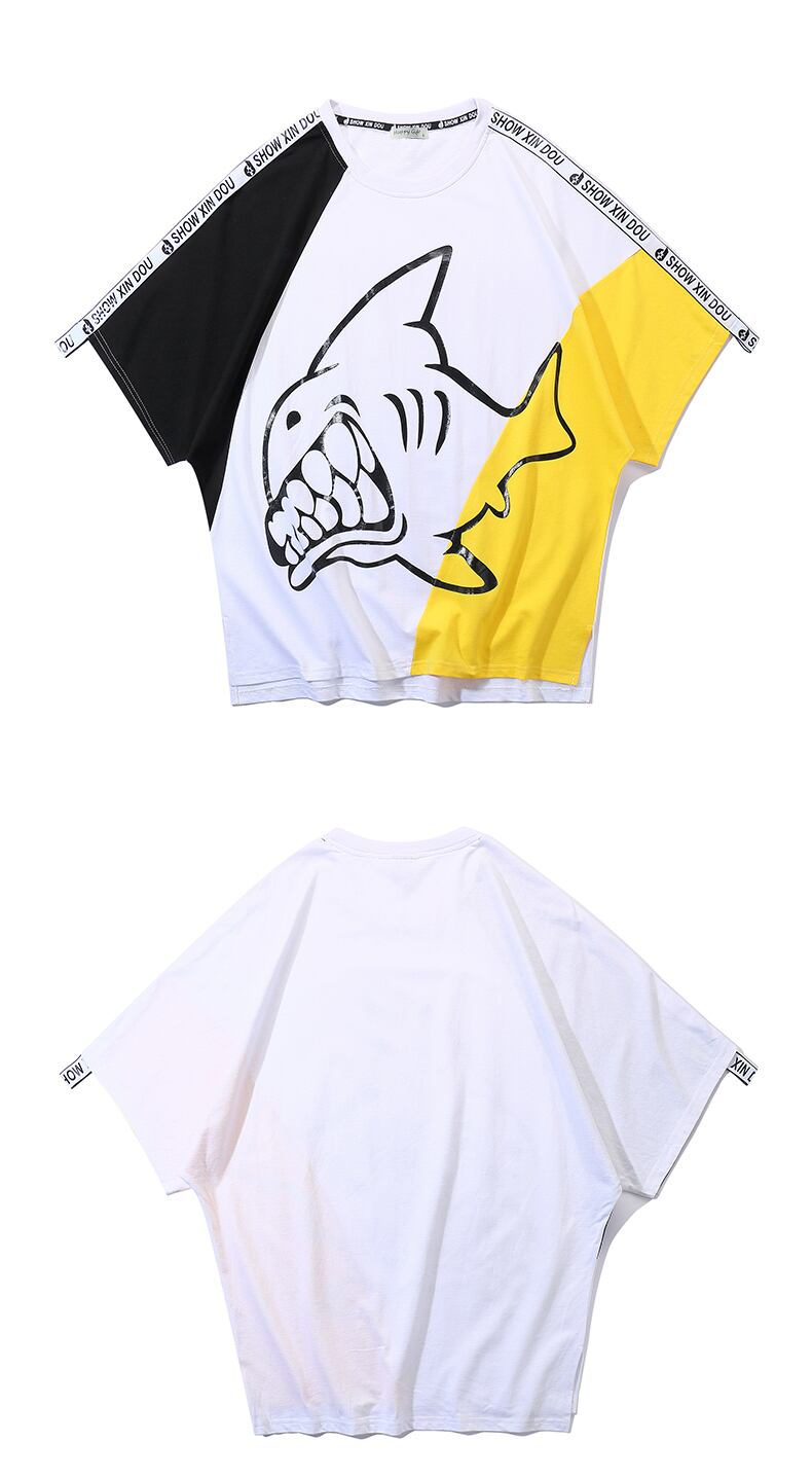 全2色 Tシャツ カットソー プリント カジュアル ストリート 