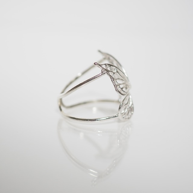 Fairy Butterfly Ring 〜蝶のフリーサイズリング〜(silver)