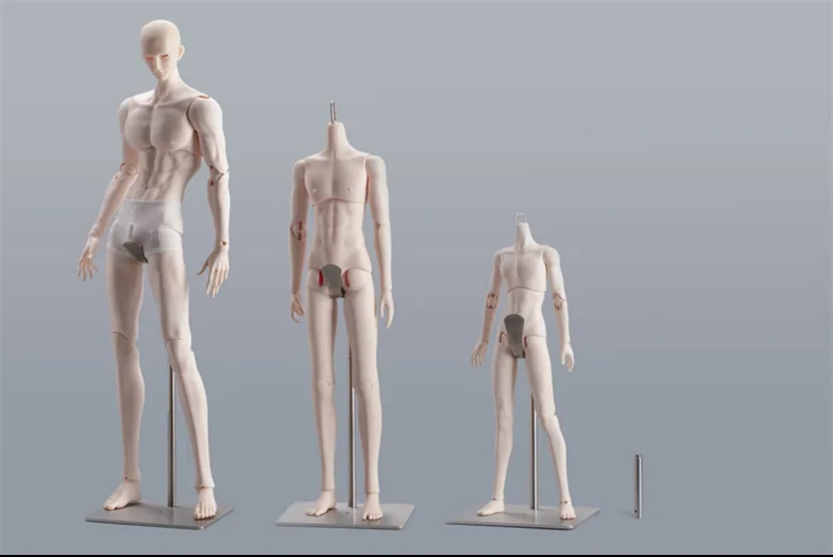 45〜80cmドール用）ドールスタンド2.0（アクセサリーパーツなし