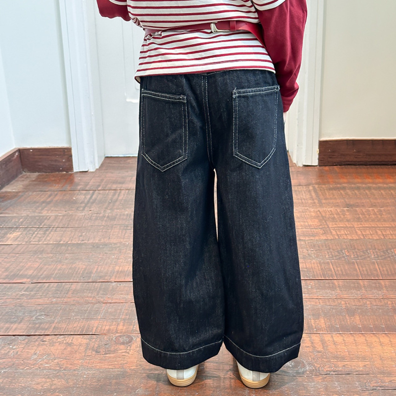 秋バッグつきカジュアルパンツ