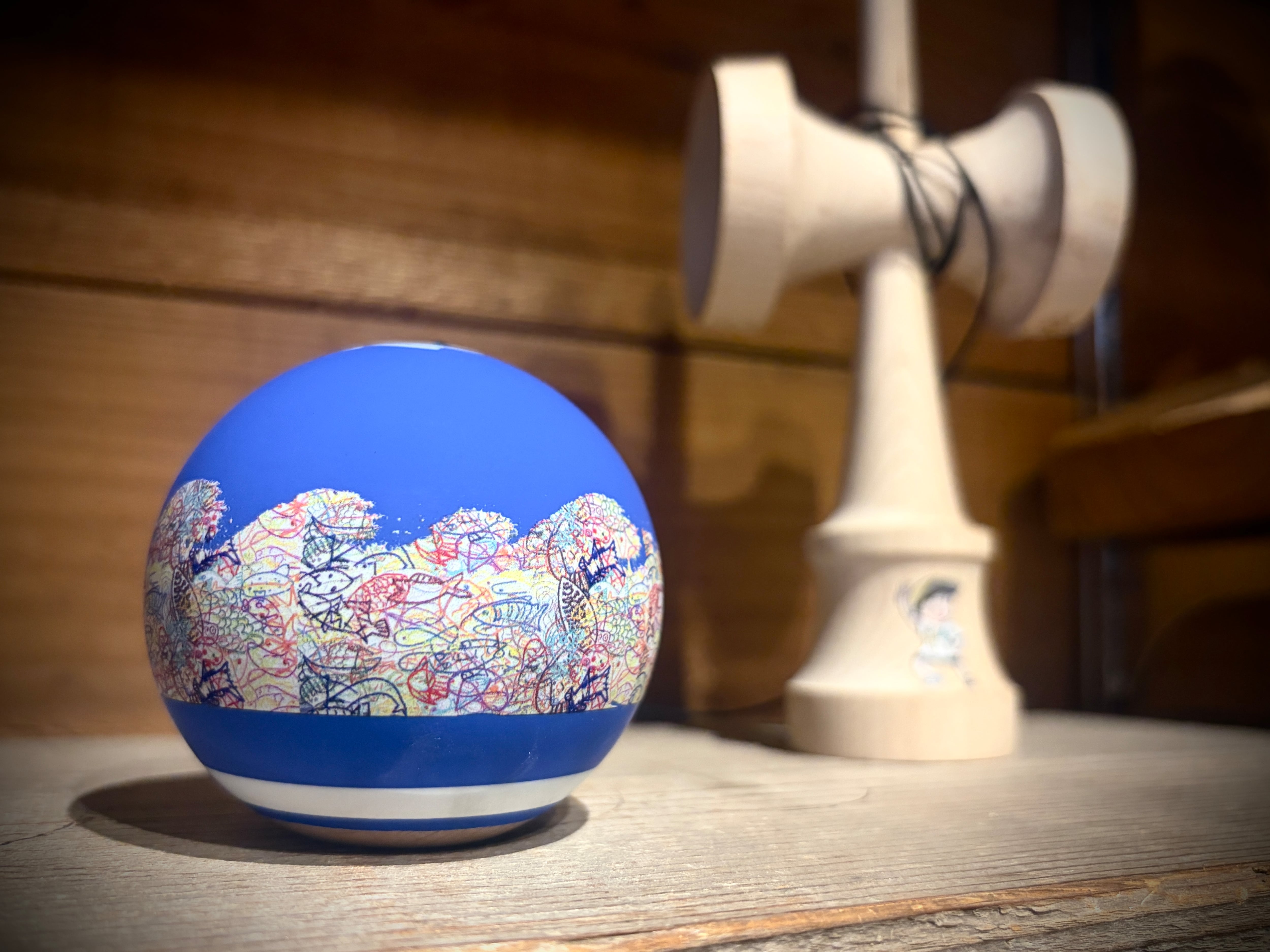Cereal Kendama HAMON (Ginn Mod) Trinity Shape けん玉 | MERSYS