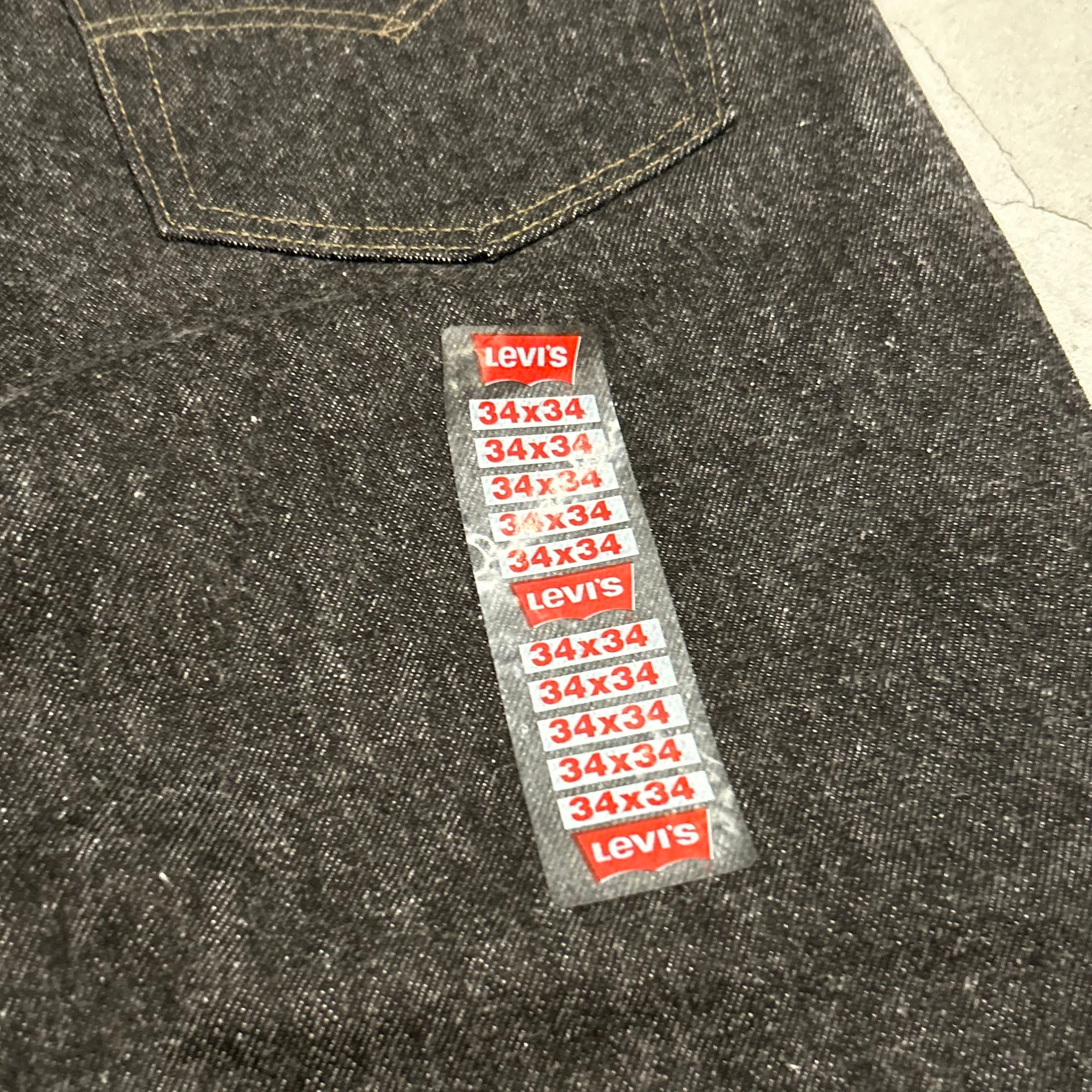 Dead Stock‼︎ 1992s Levi's 501 “先染め” black denim pants | What'z up