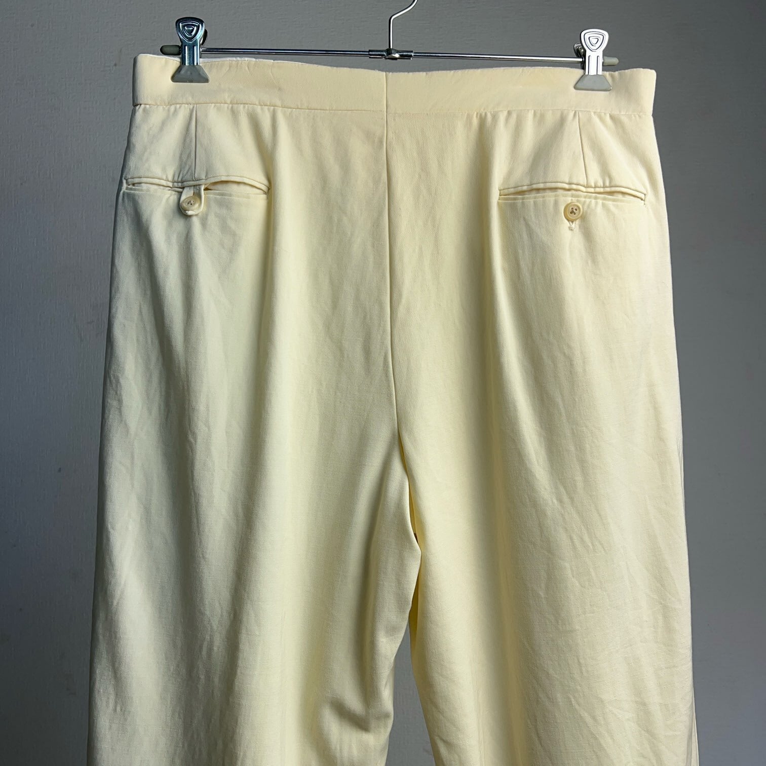 90's Polo by Ralph Lauren IN-TUCK Wool Gabardine Slacks W35 90年代