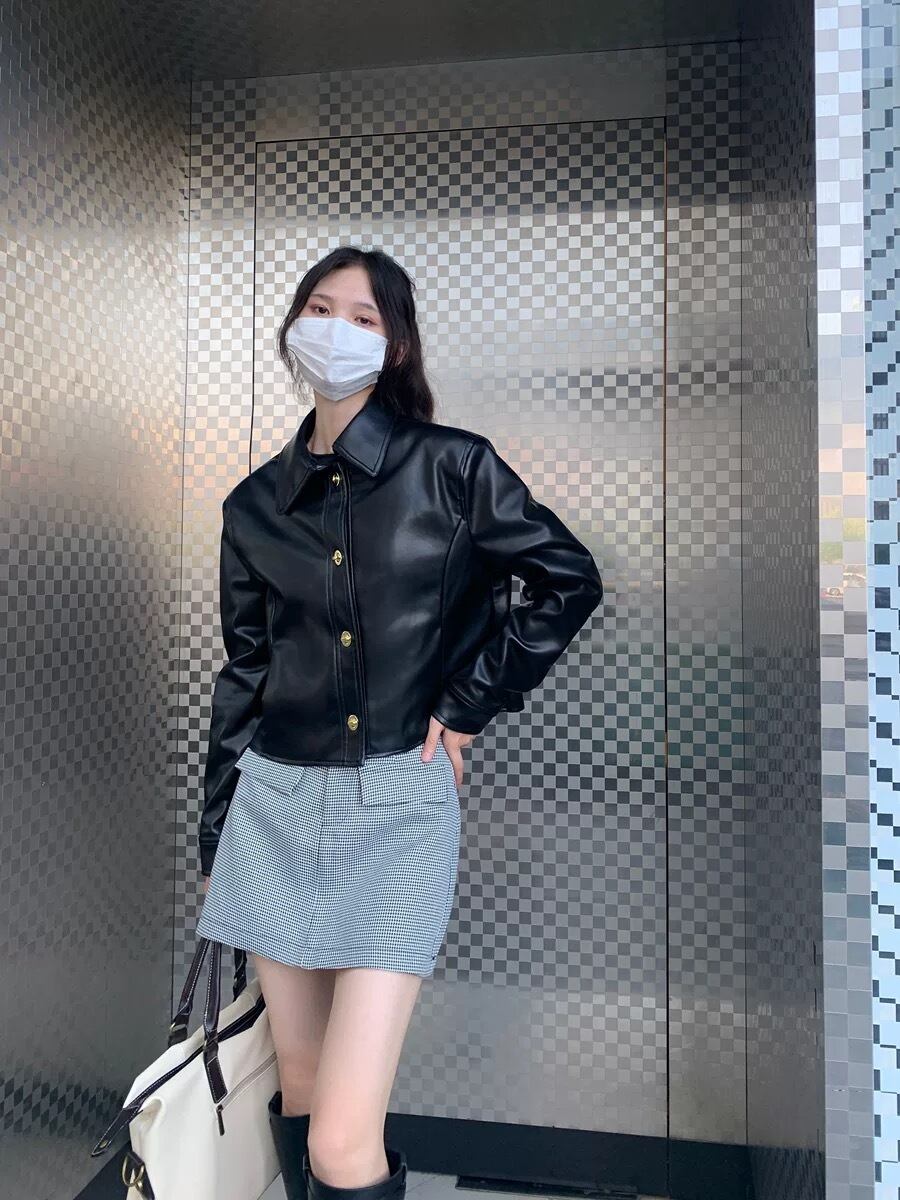 シックレザージャケット G114CJA0003 | liberal style. - 韓国