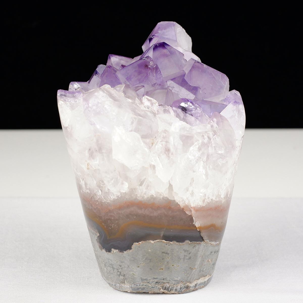 アメジスト クラスター アメジスト 原石 ウルグアイ産 花型 フラワー amethyst 一点物 282-753