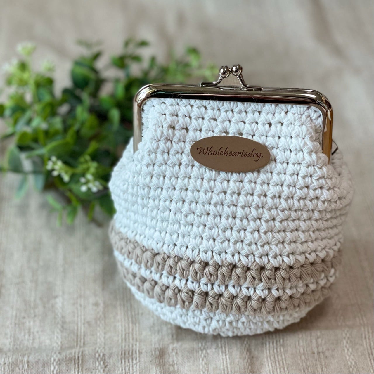 ❃ご依頼品❃大きめがま口ポーチ | Pocket Crochet ❃ポケット