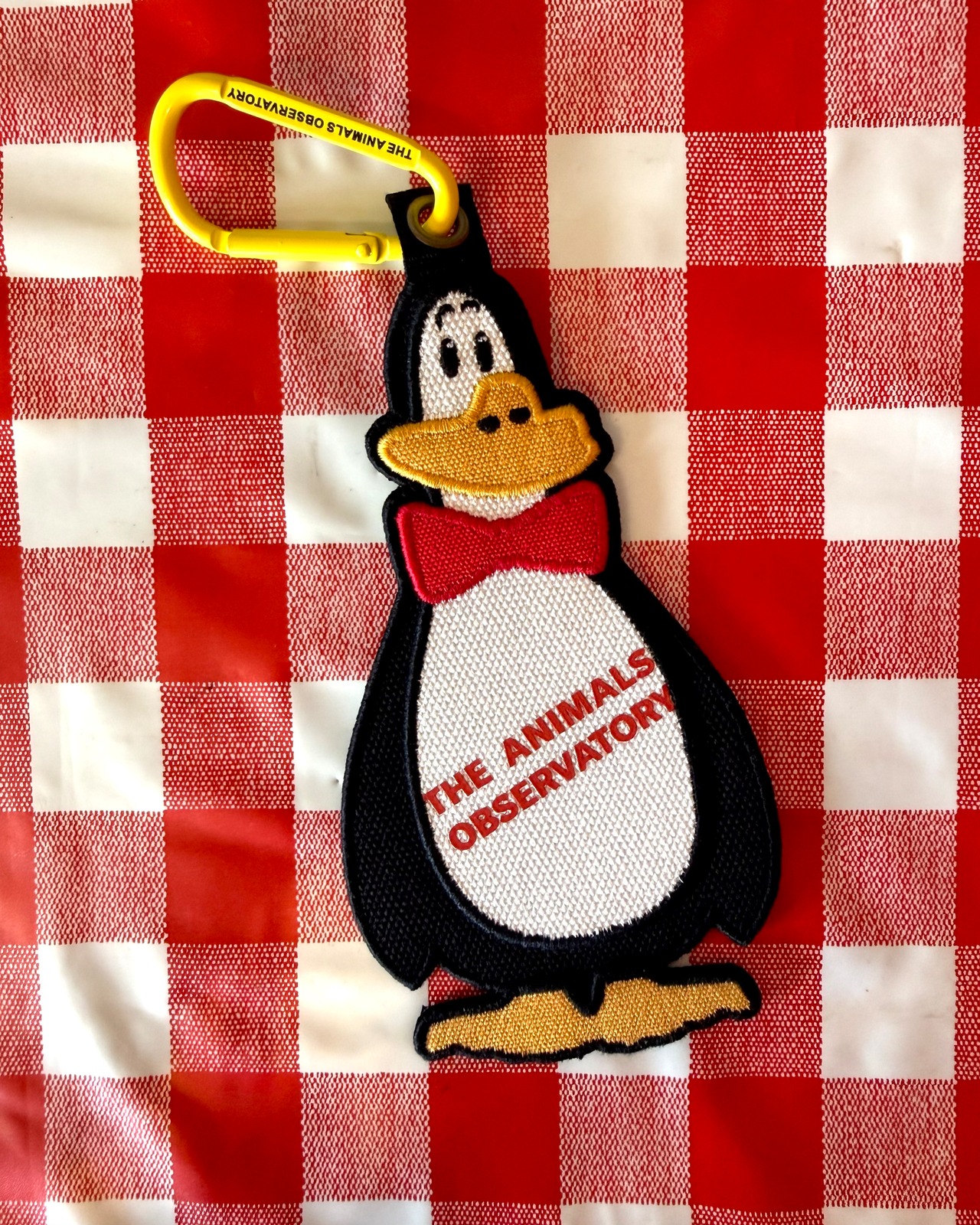 【THE ANIMALS OBSERVATORY GOODS】BLACK PLAICE PINGUIN KEY CHAIN
