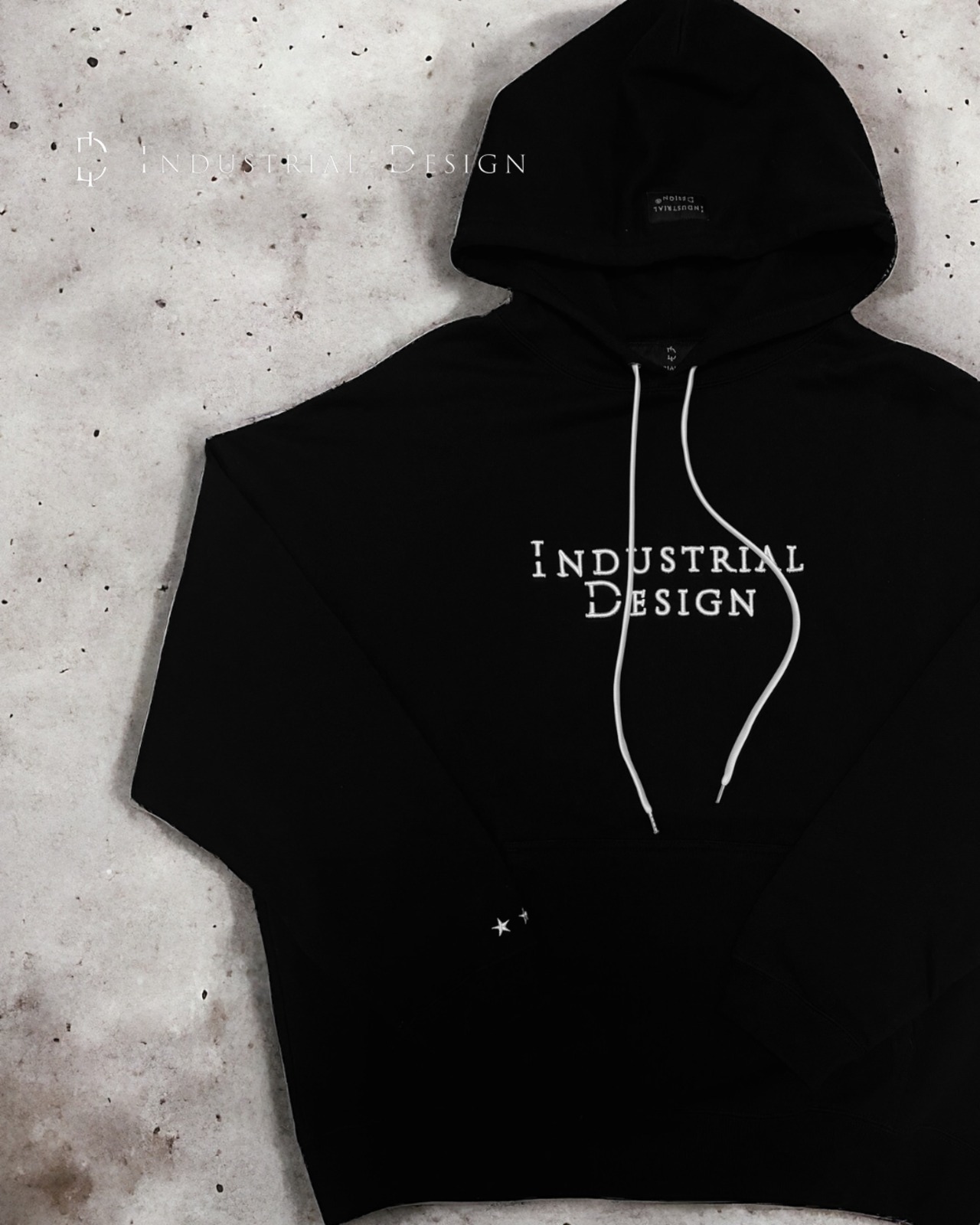 IDビッグシルエットパーカー(Black)