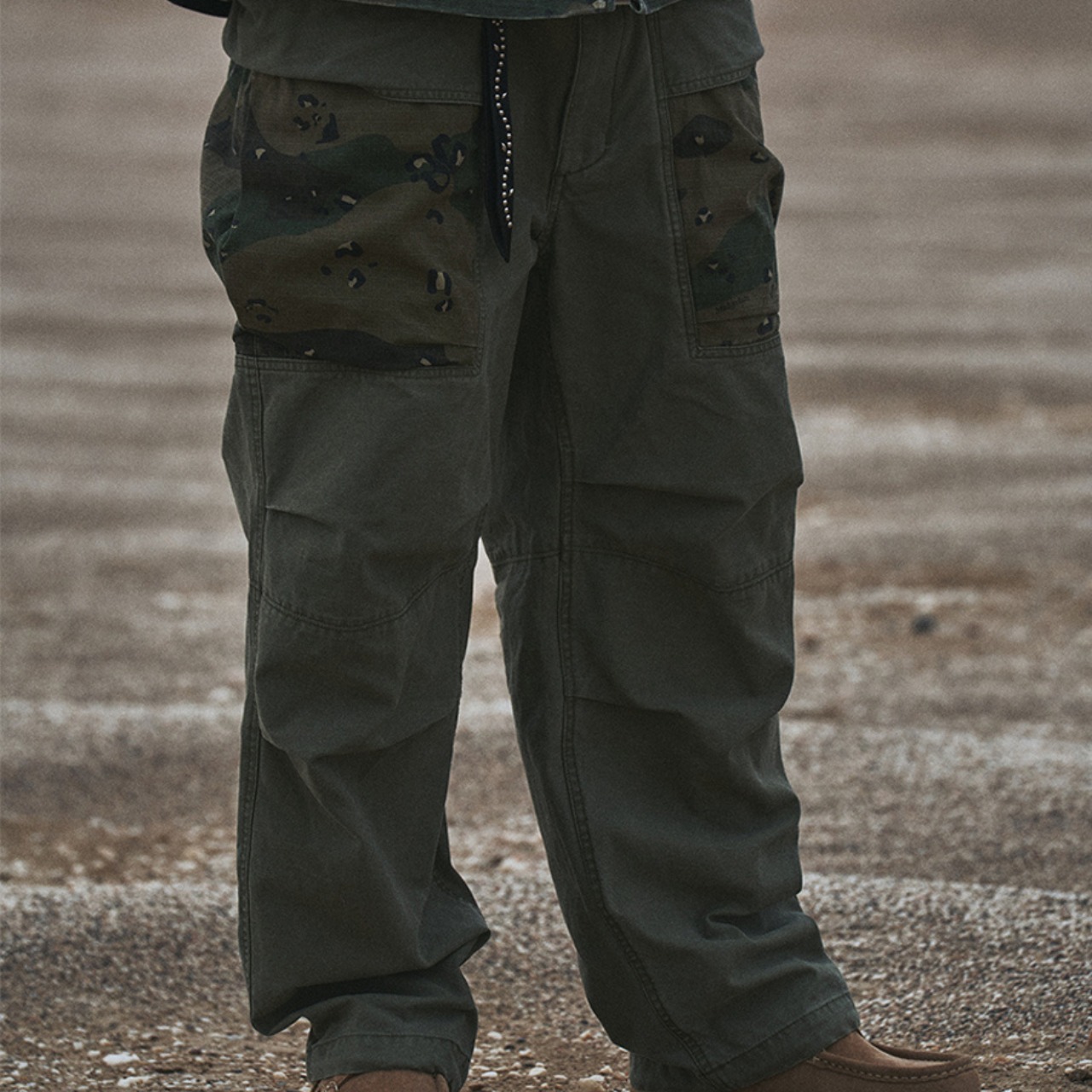 ミリタリーカモフラージュ カーゴパンツ N3436 - 4