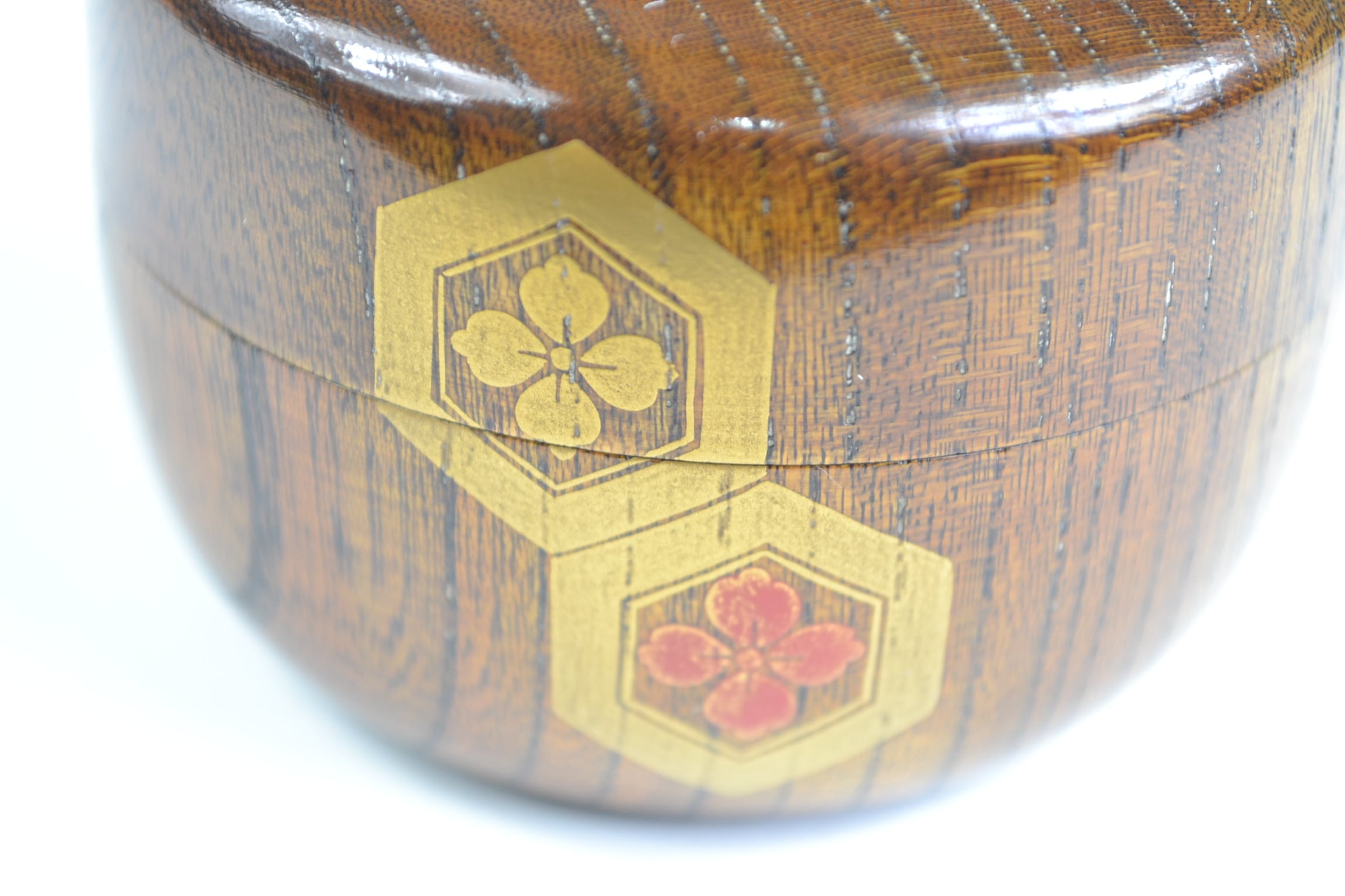 茶道具 亀甲蒔絵平棗 中村 湖彩造 茶道具 亀甲蒔絵平棗 中村 湖彩造