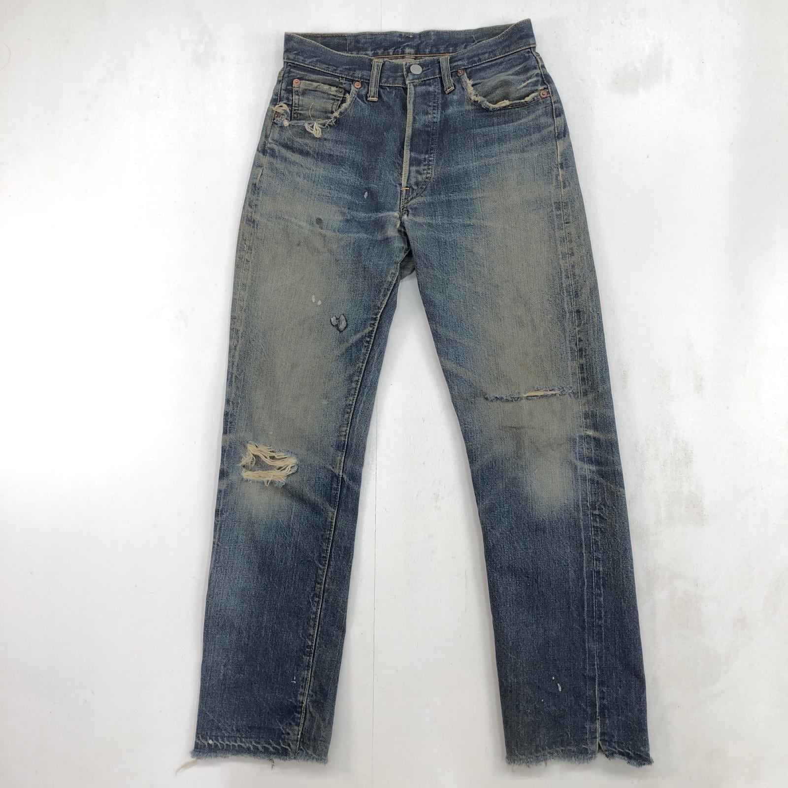 LEVI'S リーバイス 70年代 USA製 501 BIG E 66前期 バックポケット 裏