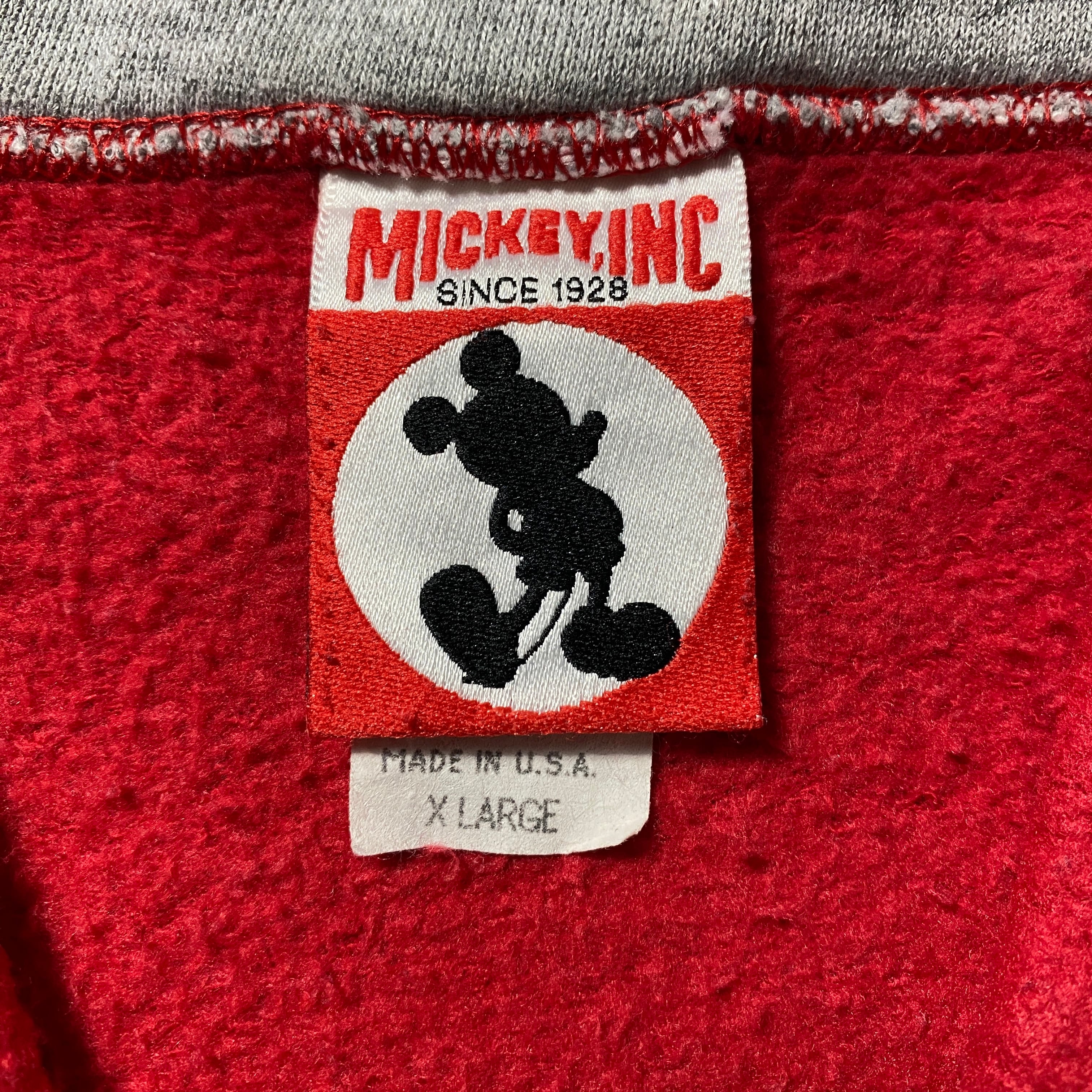 USA製】90's Old Disney オールドディズニー ハーフジップ ミニー 刺繍