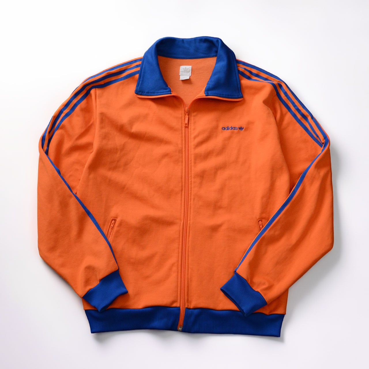 アディダス トラックジャケット 古着 00s 青 オレンジ L 19223 adidas アディダス 00s ヴィンテージ トラックジャケット オレンジ