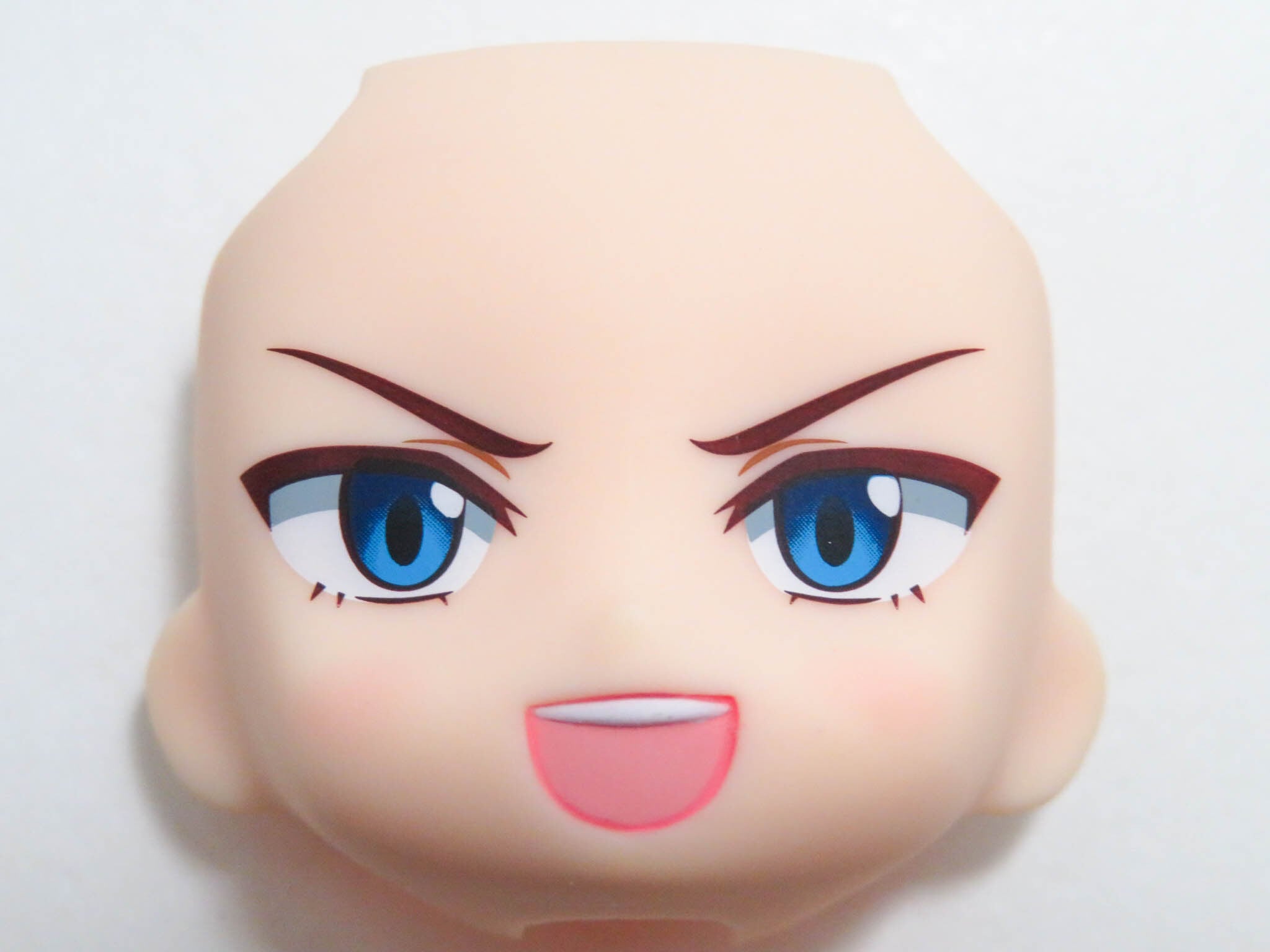 再入荷(A-ランク)【1482】 真希波・マリ・イラストリアス プラグスーツVer. 顔パーツ 気合顔 ねんどろいど