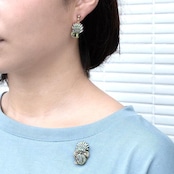 しろつめくさ ピアス/イヤリング