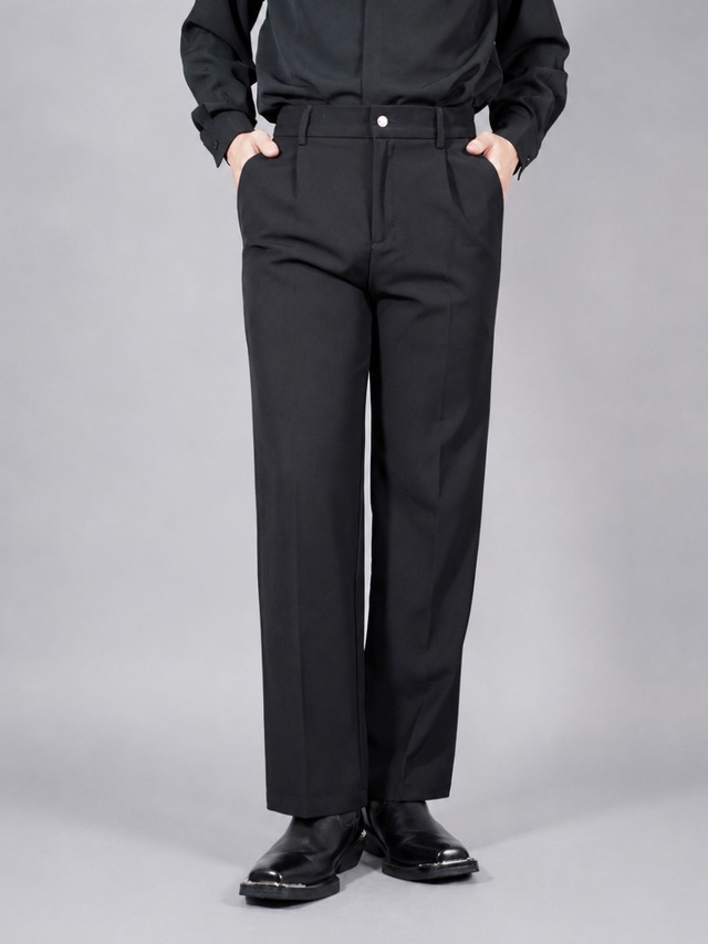 【ALUDE SELECT】straight smart slacks pants