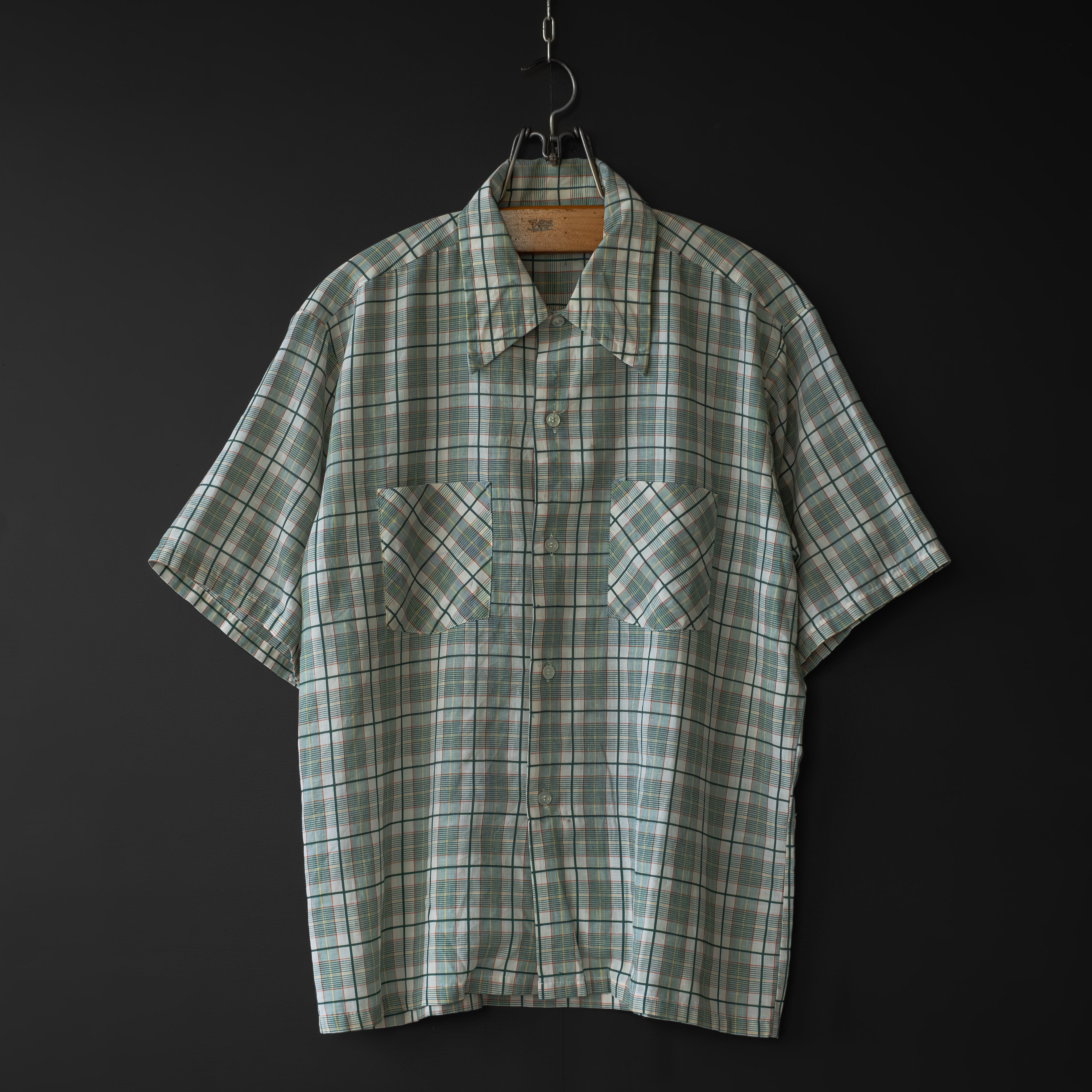 used- 【JC Penny】 70s s/s check shirt | dros dro